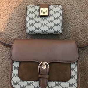 Michael Kors purse and wallet, matching set